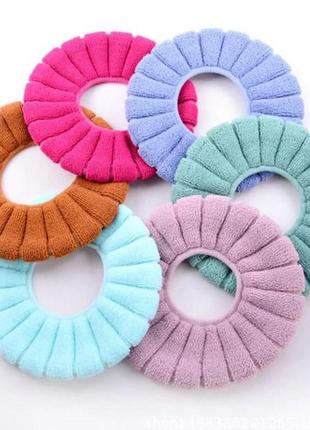 Чехол для унитаза мягкий, теплый. подходит на любую крышку унитаза