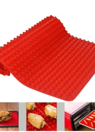 Силиконовый коврик для выпечки - пирамидки