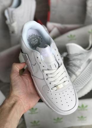 Чоловічі кросівки nike air force 1 low white 40-44-452 фото