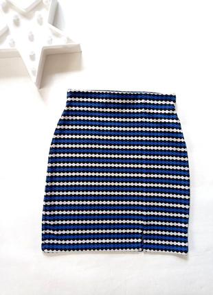Мини юбка с высокой посадкой