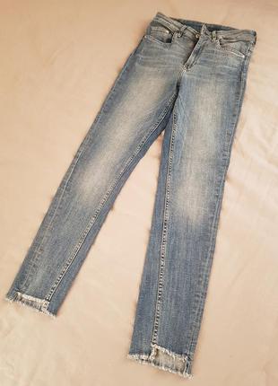 Джинсы h&m denim скинни slim ankle 29р