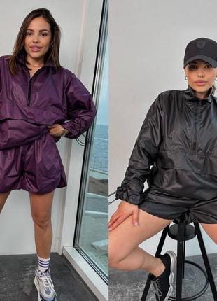 Жіночий анорак з плащівки