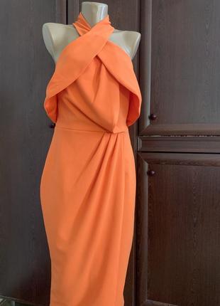 Коктейльное платье asos, размер м.1 фото