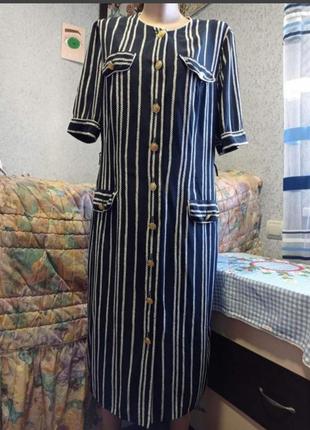 Винтажное платье-халат от бренда ara.