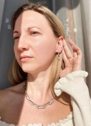 Ланцюжок звено, ланцюжок карабін, ланцюжок на шию, стрази