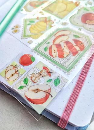 Набір #15 для скрапбукінга, творчості, наліпки,наклейки,стікери,красиві картинки для зошита блокнота записника, скетча скетчбукінга, квіти