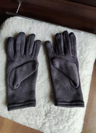 Теплі в'язані рукавички.2 фото