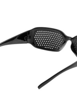 Очки для восстановления зрения. очки-массажеры, улучшают зрение перфорационные