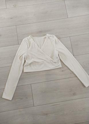 Лонгслив в рубчик