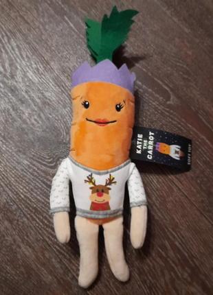 Кetie the carot нова  чудова плюшева іграшка морквинка  кеті