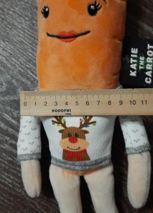 Кetie the carot нова  чудова плюшева іграшка морквинка  кеті9 фото