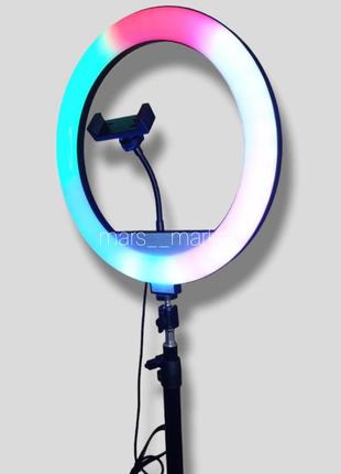 Кільцева лампа 33 см+ штатив 2,1 м