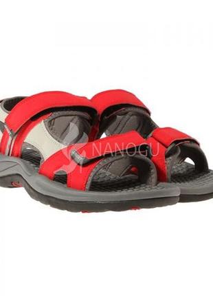 Сандалі чоловічі 4rest usa спортивні з масажною устілкою сірі з червоним