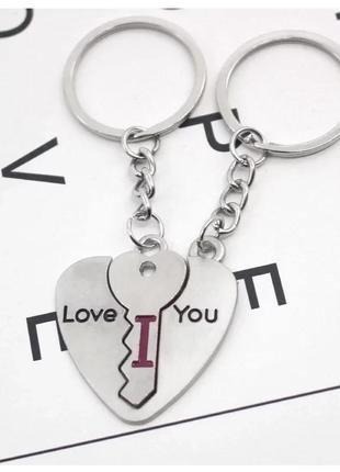 Брелок для ключей "я тебя люблю - i love you" ds80. брелок на ключи. брелок мужской, женский
