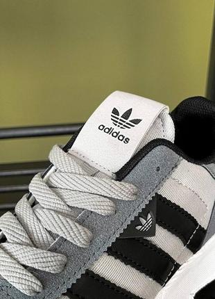 Кроссовки adidas vz silver (серые с черным)8 фото