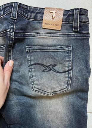 Джинсы trussardi jeans italy серо - синие3 фото