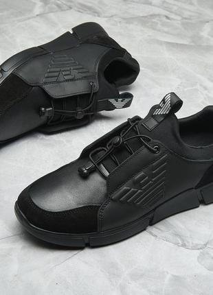 Качественные мужские кроссовки из натуральной кожи model- м-134