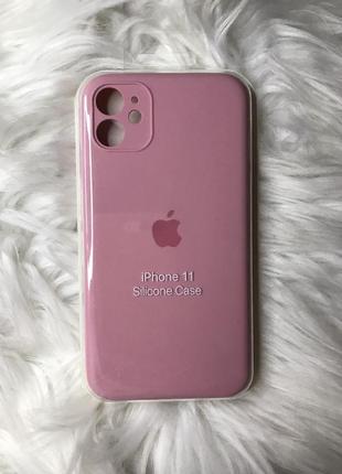 Силиконовый чехол silicone case iphone 11