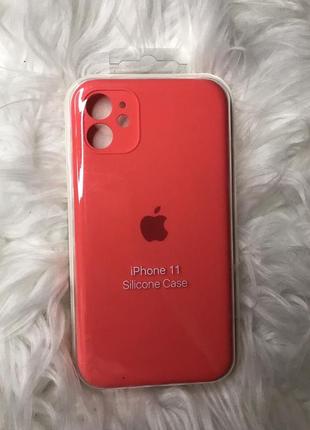 Силиконовый чехо на айфон 11 silicone case full case