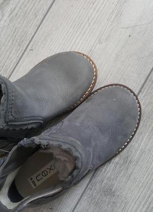Демисезонные ботинки сапожки из натуральной кожи замши нубука next3 фото
