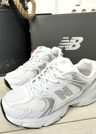 Кросівки new balance на платформі білі