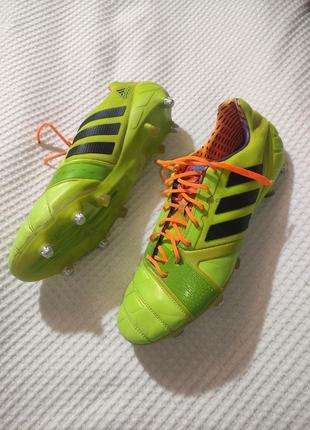 Бутси копочки прлфесійні  adidas nitrocharge 1.0 sg3 фото