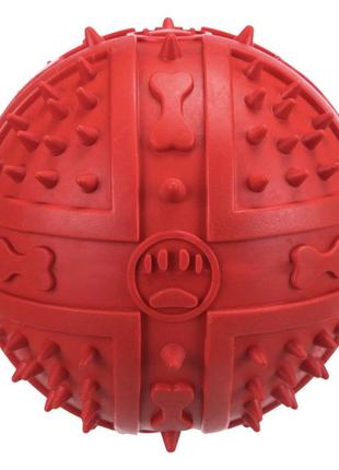 Игрушка для собак trixie мяч резиновый с пищалкой 9см