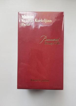 Kurkdjian baccarat rouge 540 extrait de parfum бакара баккара екстракт  баккара руж 540 экстракт мейсон франсис куркджан