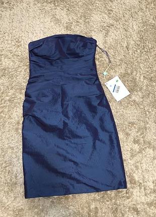 Новое мега крутое платье без бретелей, размер м/л