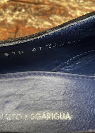Дерби ianaflo sgariglia 41 размер туфли мужские натуральная замша италия7 фото