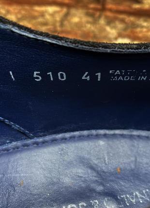Дерби ianaflo sgariglia 41 размер туфли мужские натуральная замша италия8 фото