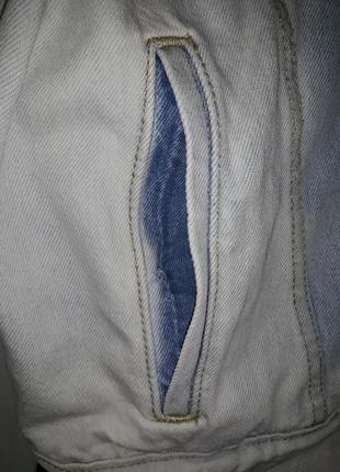 Куртка джинсовая levi's мужская голубая8 фото