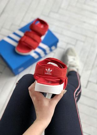 Сандалии босоножки adidas adilette sandals red2 фото