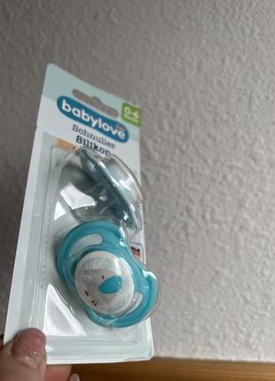 Силиконовая соска-пустышка babylove (2 шт)