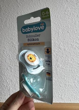 Силиконовая соска-пустышка babylove (2 шт)