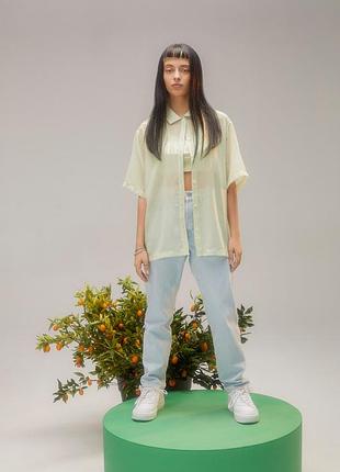 Прозрачная рубашка levis с коротким рукавом levi's