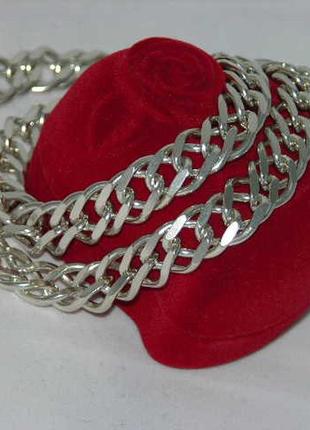 💥встигніть придбати💥велика ланцюжок 50 см # срібне кольє лот 34