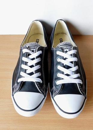 Кожаные кеды converse 37 р. по стельке 23,5 см