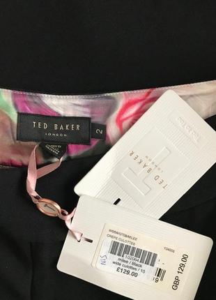 Новые (с этикеткой) стильные черные кюлоты от дорогого английского ted baker, размер 2, укр 46-483 фото