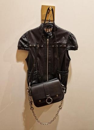 Sonny bono
шкіряний жилет італія