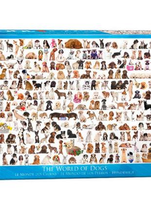 Пазл eurographics мир собак, 1000 элементов (6000-0581)