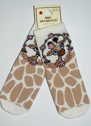 Демісезонні носки шкарпетки р.3-4 жираф