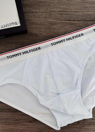 Мужские брифы tommy hilfiger- (size м) - белый