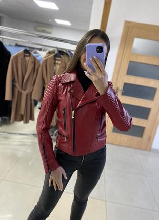 Косуха из натуральной кожи