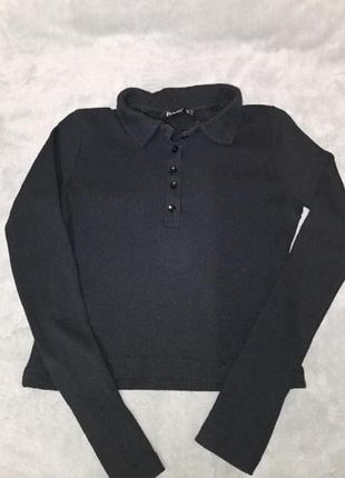 Топ-поло в рубчик