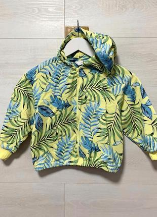 Кофта на молнии c капюшоном zara 7/122 см