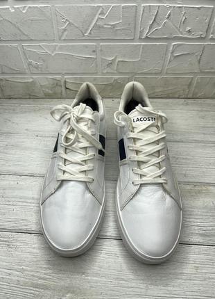 Мокасины lacoste комбинированные 3