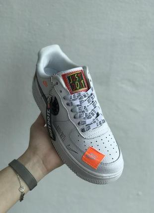 Женские кроссовки nike air force 1 low white black 36-37-384 фото