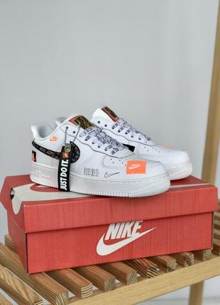 Женские кроссовки nike air force 1 low white black 36-37-383 фото