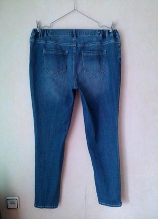 Зауженные стречевые джинсы скинни момы mom jeans vintage ff 16-18 Бак3 фото